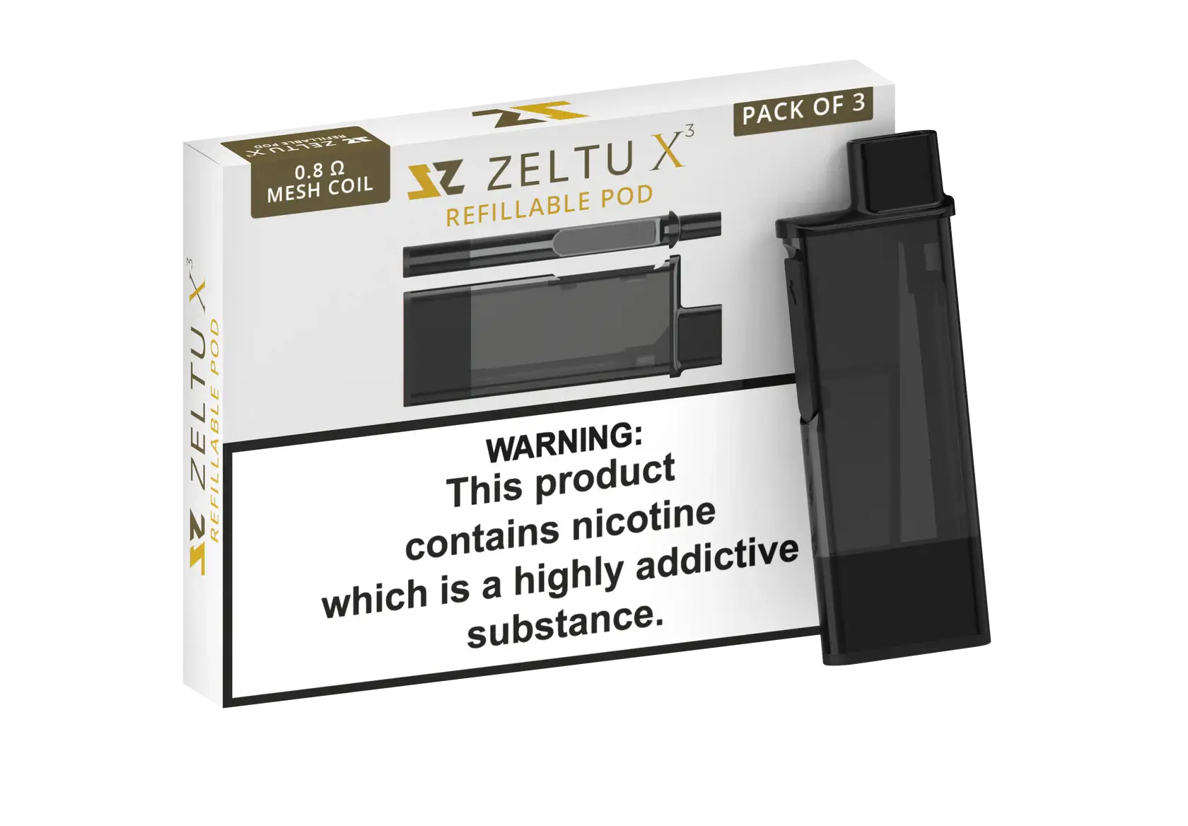 Zeltu X3 Refillable Pods